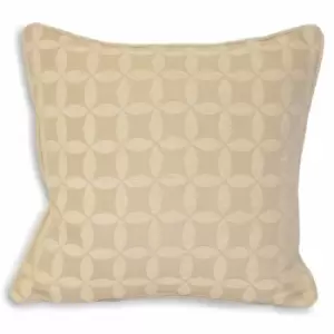 Paoletti Palma Large Polyester Filled Cushion Natural