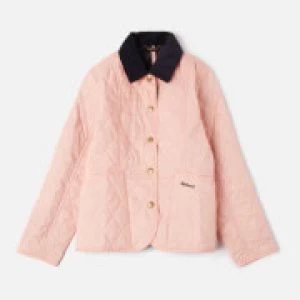 Barbour Girls Summer Liddesdale Jacket - Pale Coral/Navy - L