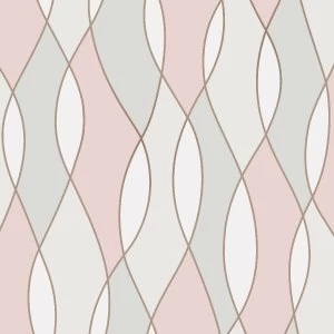 Robert Dyas Fine Decor Wave Wallpaper