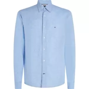 Tommy Hilfiger Pigment Dyed Li Solid Rf Shirt - Blue