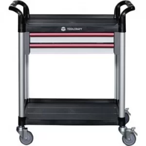 TOOLCRAFT 553941 Shelf trolley Colour:Black, White, Red