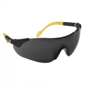 Sports Style Shaded Safety Specs with Adjustable Arms