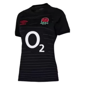 Umbro England Rugby Away Replica Shirt 2022/2023 Womens - Black