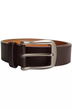 Harrison Large Buckle Leather Belt