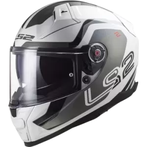 LS2 Ff811 Vector Ii Metric White Titan.Silver Full Face Helmet S