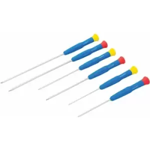 Silverline - Extra-Long Precision Screwdriver Set 6pce - 6pce