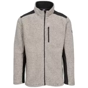 Trespass Mens Farantino Fleece Jacket (L) (Truffle Brown Stripe)