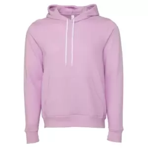 Bella + Canvas Unisex Adult Polycotton Pullover Hoodie (S) (Lilac)