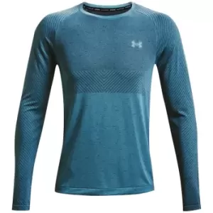 Under Armour Seamless Run Long Sleeve Top Mens - Blue