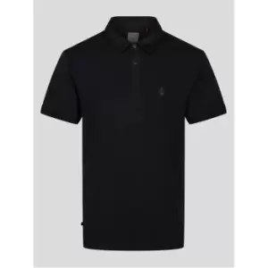 Luke Sport Solar Detailed Polo - Black