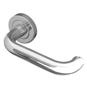 Jedo Thame Door Handle on Round Rose