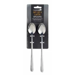 MasterClass Stainless Steel Latte Spoons Set 4