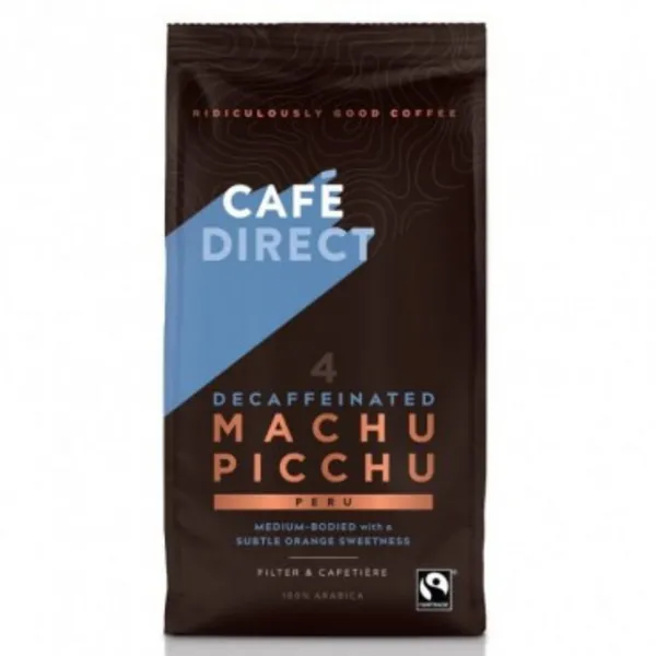 Cafe Direct Decaf Machu Picchu Peru Ground Coffee 227g