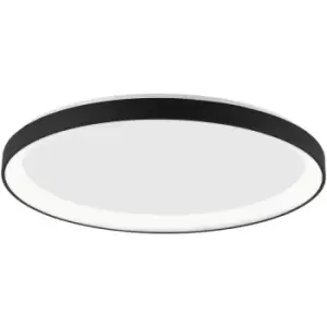 Merano - Aurora 38cm Integrated LED Semi Flush Light Sandy White Aluminium LED 38W 2280Lm 3000K