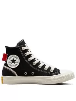 Converse Chuck Taylor All Star Cotton Hi, Black, Size 3, Women