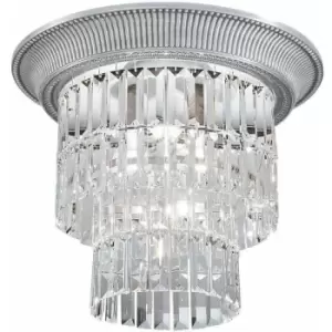 MILORD CRYSTAL chrome crystal ceiling light