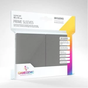 Gamegenic Prime Sleeves Gray (100 Sleeves)