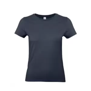 B&C Womens/Ladies #E190 Tee (M) (Navy Blue)