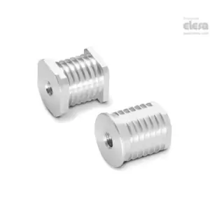 ELESA Threaded end-cap for tube-GN 992-D50-M12