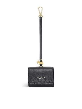 Radley Leather Airpod Bag Charm - Black