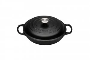 Le Creuset Signature Cast Iron Shallow Casserole 26cm Black