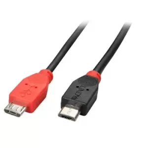 Lindy USB 2.0 Cable Micro-B/ Micro-B OTG 1m