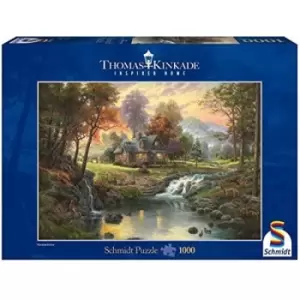 Thomas Kinkade: Mountain Retreat Jigsaw Puzzle - 1000 Pieces