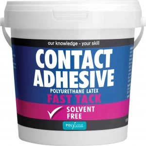 Polyvine Contact Adhesive Solvent Free Fast Tack 1l