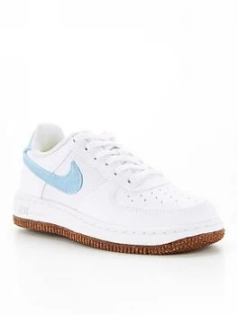 Nike Force 1 LV8 - White/Grey, Size 12