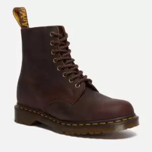 Dr. Martens Mens 1460 Waxed Leather Ankle Boots - UK 8