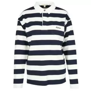 Barbour Womens Ellison Top Navy Stripe 10