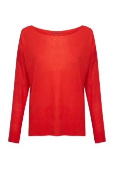 French Connection Spring Light Knit Jumper Red