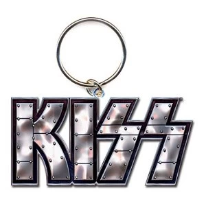 KISS - Stud Logo Keychain