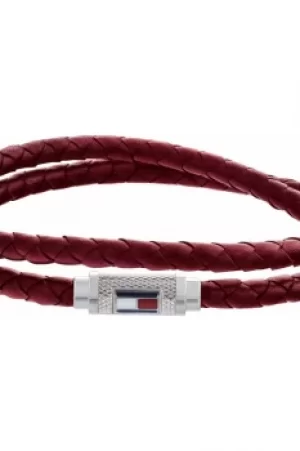 Tommy Hilfiger Iconic Braided Leather Double Bracelet 2790010