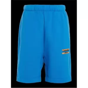 Calvin Klein Jeans Mini Block Logo Jogger Shorts - Blue