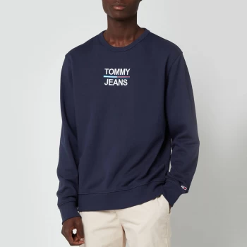 Tommy Jeans Mens Essential Crew Sweat - Twilight Navy - XXL