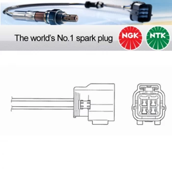 NGK OZA341-F21 / 9358 Lambda Sensor Zirconia Type Oxygen O2 Exhaust Probe