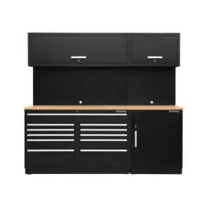 APMSCOMBO4W Modular Storage System Combo - Oak Worktop - Sealey