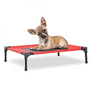 PawHut Pet Bed Red, Black 610 mm x 760 mm x 180 mm