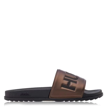 Hugo Boss Match Slides Rust/Copper Size 10 Men