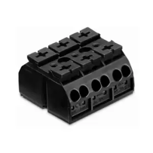 Wago 862-503 3 Pole 32A 12 Connection Chassis Mount Terminal Block...