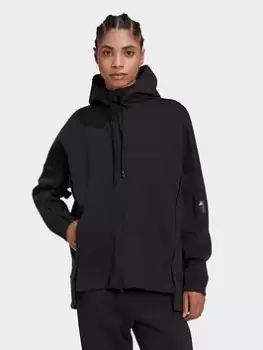 adidas Mission Victory Loose Fit Full-zip Hoodie, Black Size M Women