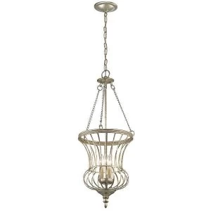 3 Light Medium Ceiling Pendant Gold, E14