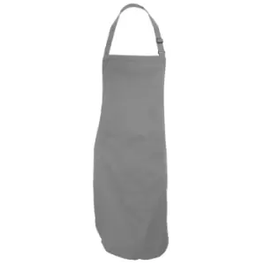 Dennys Adults Unisex Catering Bib Apron With Pocket (One Size) (Storm Grey)