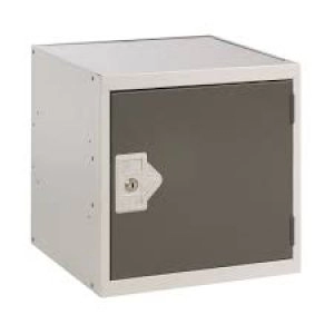 One Compartment Cube Locker D300mm Dark Grey Door MC00087