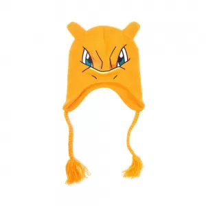 Pokemon Unisex Charizard Laplander Earflap Orange Beanie