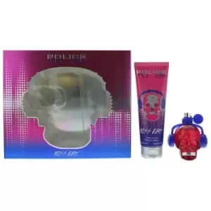 Police Miss Beat Eau de Parfum Gift Set : Eau de Parfum 40ml - Body Lotion 100ml