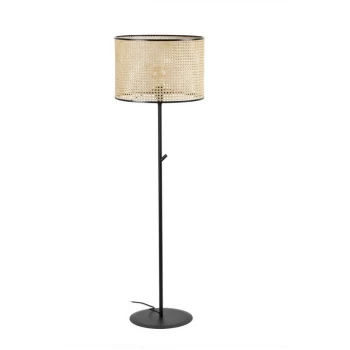 Faro MAMBO - Floor Lamp with Shade Black, E27