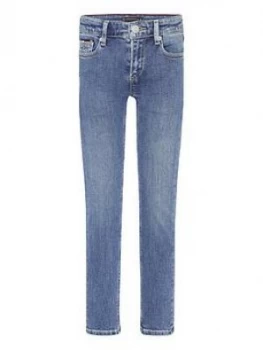 Tommy Hilfiger Boys Spencer Slim Tapered Jean - Mid Wash, Size 12 Years