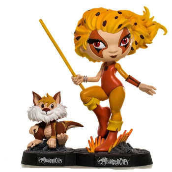 Iron Studios Thundercats Mini Co. PVC Figure Cheetara & Snarf 13 cm